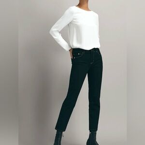 Massimo Dutti White Blouse. NWT. Size 6